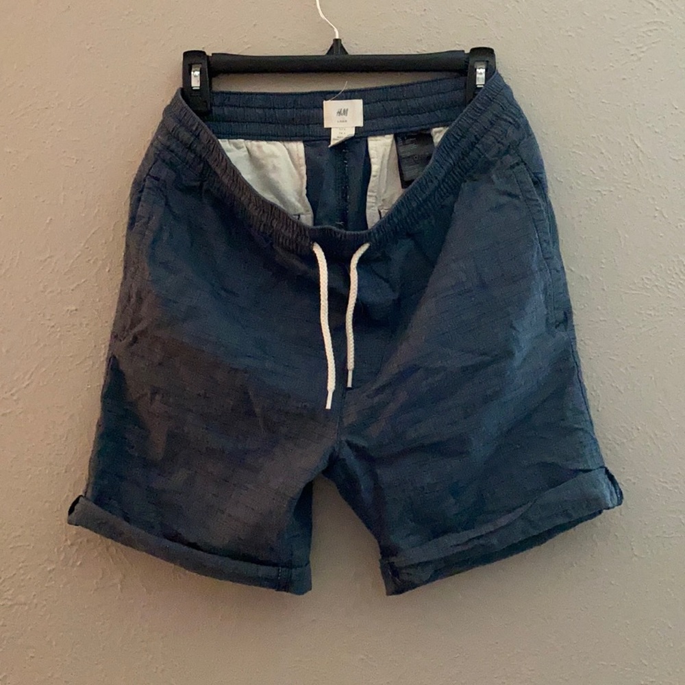 H & M cotton shorts drawstring.